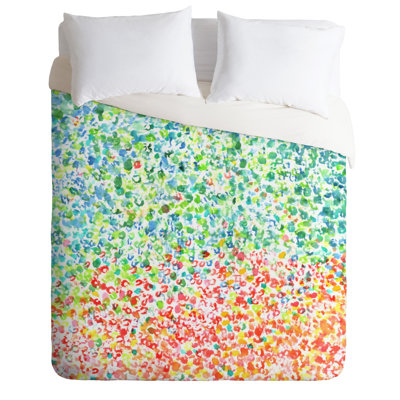 Cool To Warm Modern & Contemporary Abstract Duvet Cover