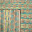 Arria Cape Cod Hand Woven Jute/Cotton Polka Dots Rug in Teal/Natural-19269989