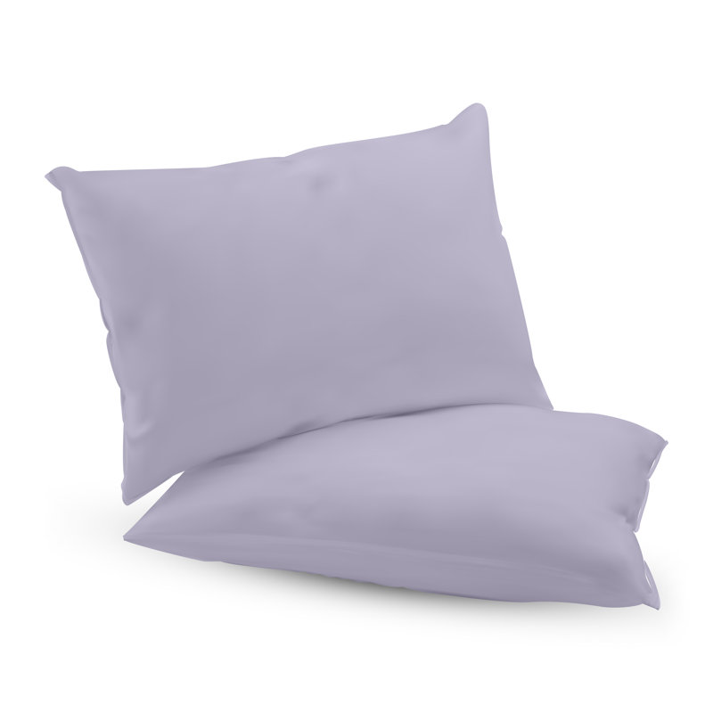 2 Piece Microfiber / Polyester Guest Room Pillowcase Case Pack, Lilac, King