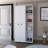 White 1-Drawer Armoire Closet-1819234117