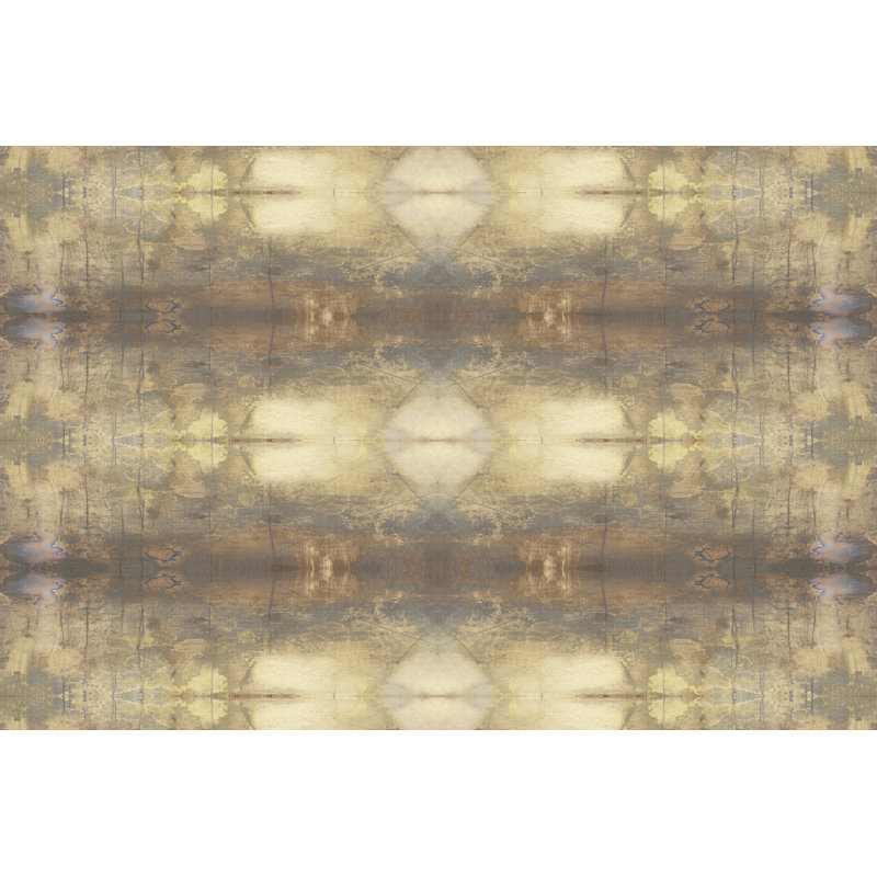 Mirrored Abstraction III by Jennifer Goldberger - Wrapped Canvas Painting, 51cm H x 76cm W