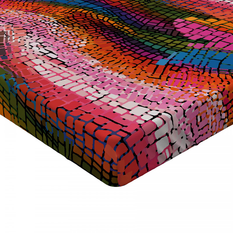 Microfiber Animal Print Fitted Sheet, Twin XL Fitted Sheet