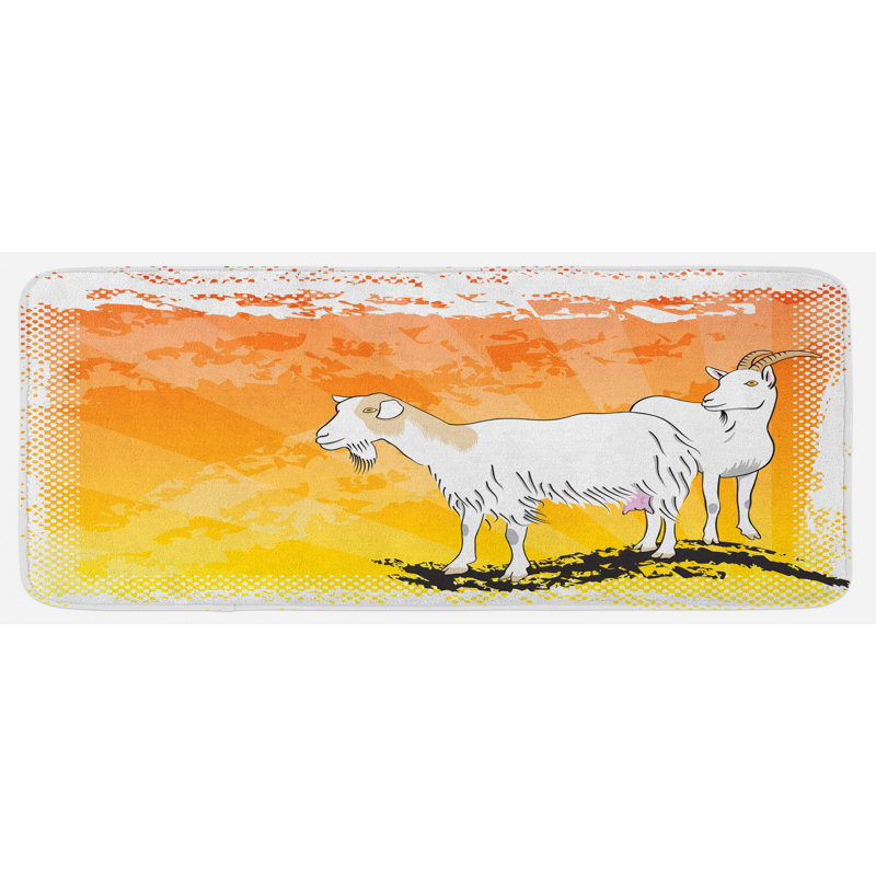 Tapis de cuisine Goat