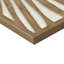 Décoration murale feuille de palmier en bois, sculptée et encadrée