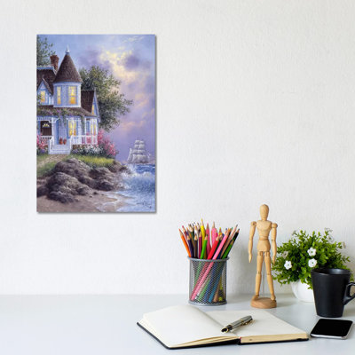 Seaside Victorian by Dennis Lewan - Wrapped Canvas Gallery-Wrapped Canvas Giclée
