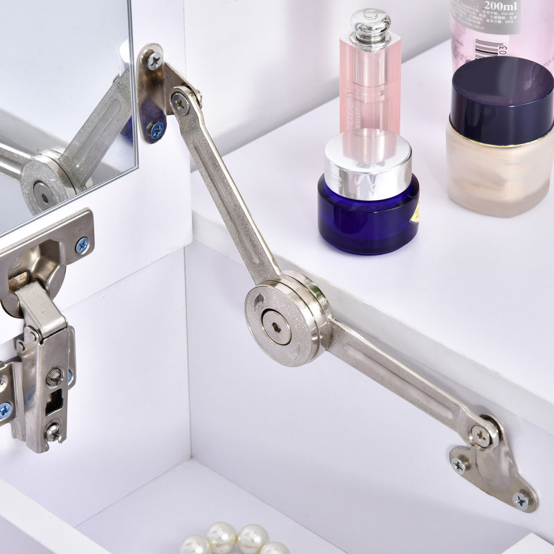 Ensemble de coiffeuse avec tabouret et miroir
