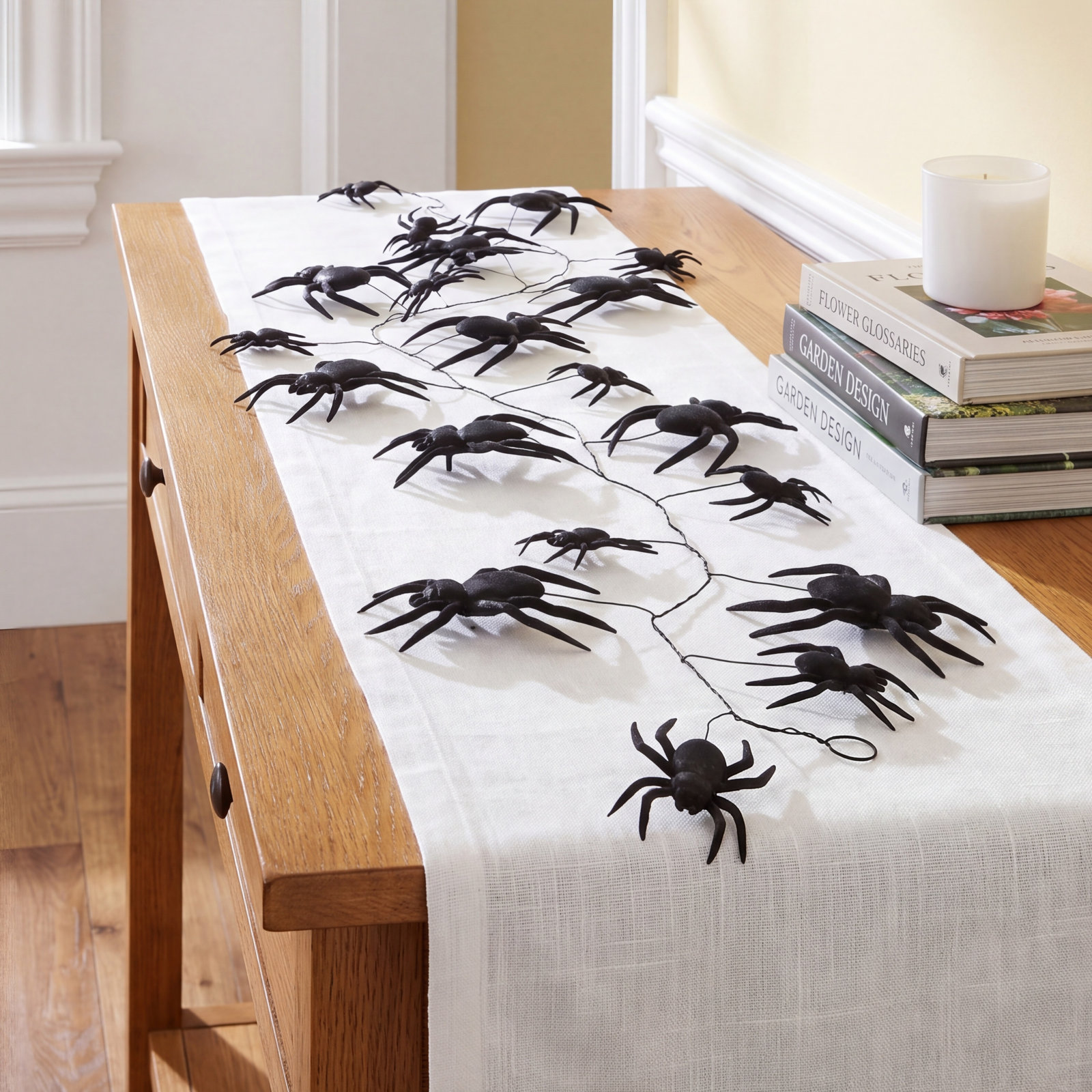 Widow Spider Garland 68"x 18"x 8"