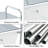 Wellingborough 25'' W Stainless Steel Shelving Unit with Wheels-1351133905