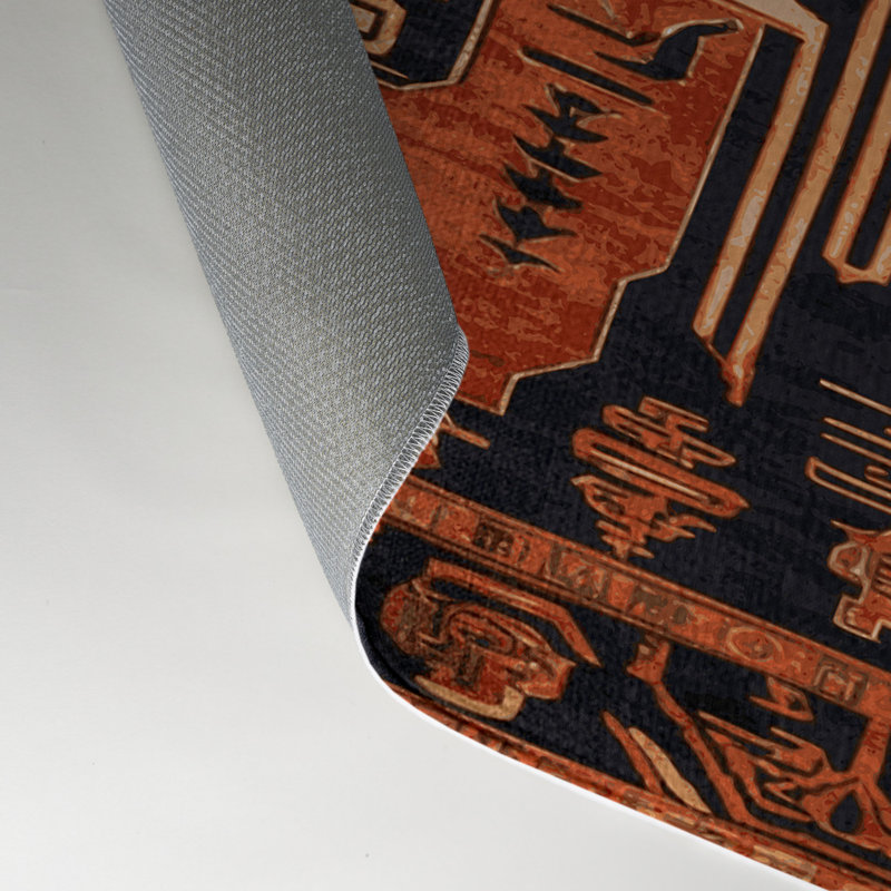 Tapis intérieur et extérieur ArtDeco, Rectangle 9 pi x 12 pi