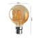 G95 LED Dimmable B22 4W Bulb 3 Pack