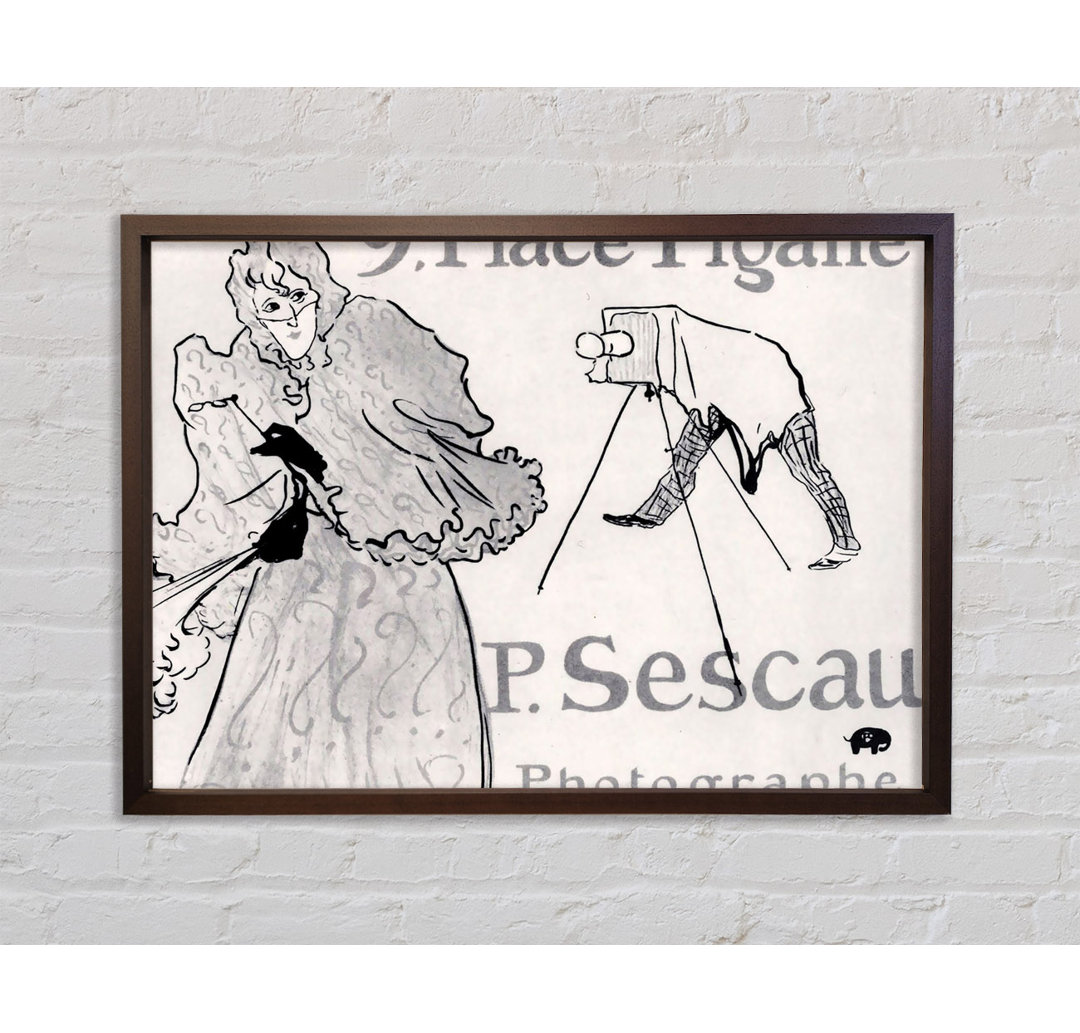 Toulouse Lautrec Photorapher Sescau - Druck