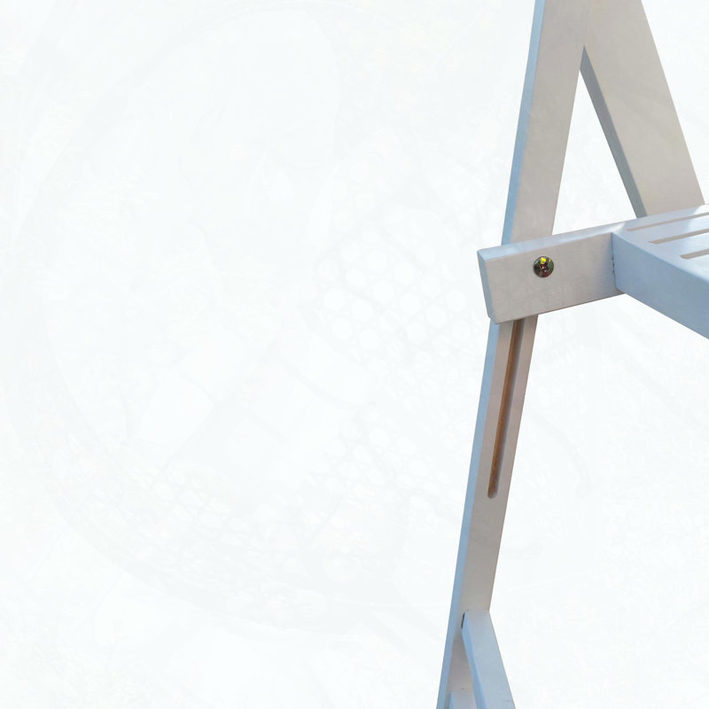 Chaises pliantes en bois entièrement assemblées pour événements, ensemble de 4