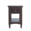 Table de bout transitionnelle avec tiroir et tablette de rangement Grishe-125172771