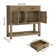 Latiasha 35.4'' Console Table with Drawers and Cabinet
