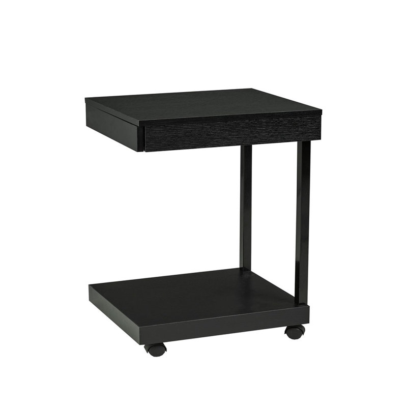 Besni 30'' H x 15.5'' W File Cart, Black
