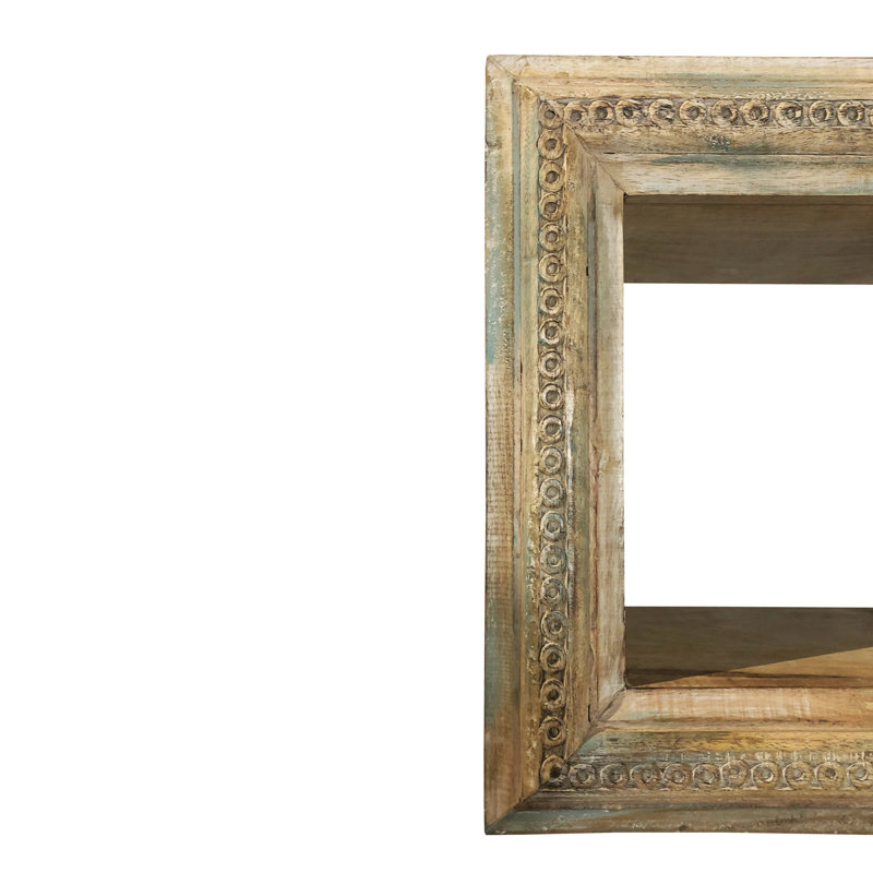 Square Mango Solid Wood Floating Shelf