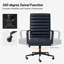 Chaise de bureau pivotante inclinable Anagrace Martha-1144836114