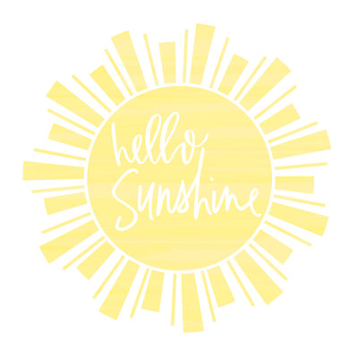 Hello Sunshine - Wrapped Canvas Print
