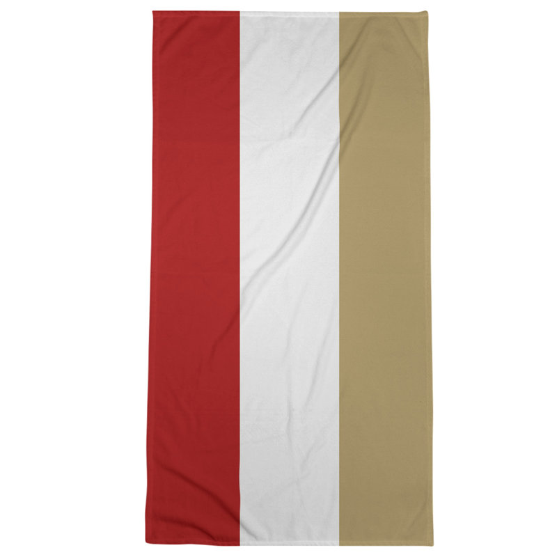 Cotton Blend Beach Towel, Off White