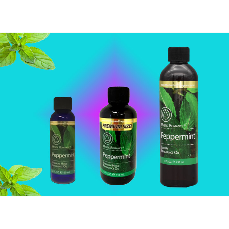 Parfum ensemble de noix de coco 8Fl + 4Fl + 2Fl.oz 427 Ml, Menthe poivrée