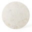 Marlow Genuine Marble Pedestal End Table-1666242032