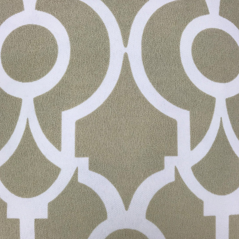 Coussin décoratif géométrique en coton 