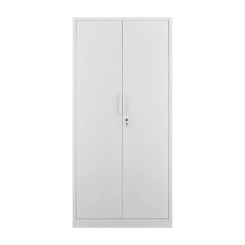 Classeur à 2 portes avec serrure, H 17,72 po x l 72,05 po x P 31,5 po, Blanc