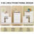 3 In 1 Vanity Desk With Open Top Mirror