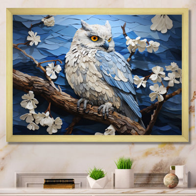 Blue Owl Nights Watch Pastoral sur toile
