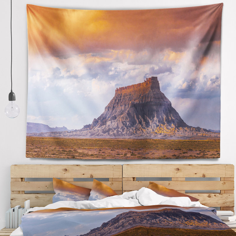 Tapisserie paysage paysage de l'Utah Buttle, H 32 po x l 39 po