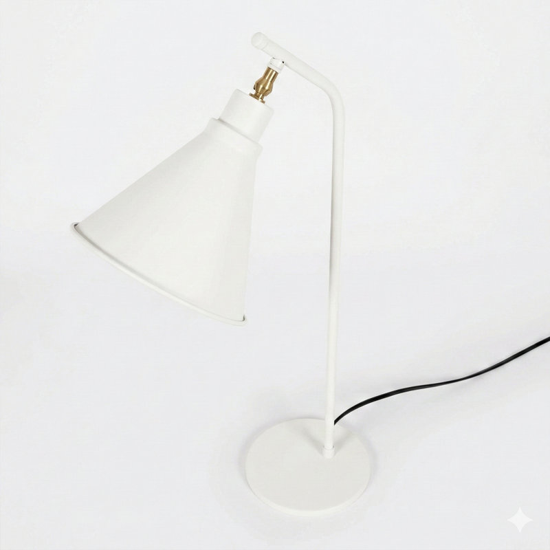 Lampe de bureau en métal avec culot réglable Arvada