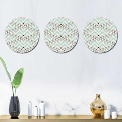 Abstract Wall Decor on Metal