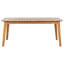 Amick Rectangular Acacia Solid Wood Outdoor Dining Table - 180 cm W 90 cm D