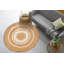 Round Warren Striped Hand Woven Area Rug-2075755121