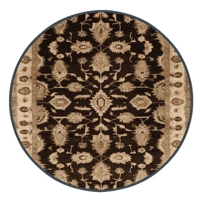 Tapis brun lavable à la machine