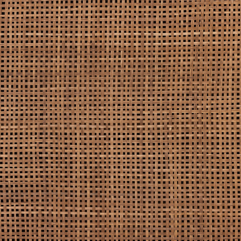 Table de chevet Nellie Cane, À droite, Brun