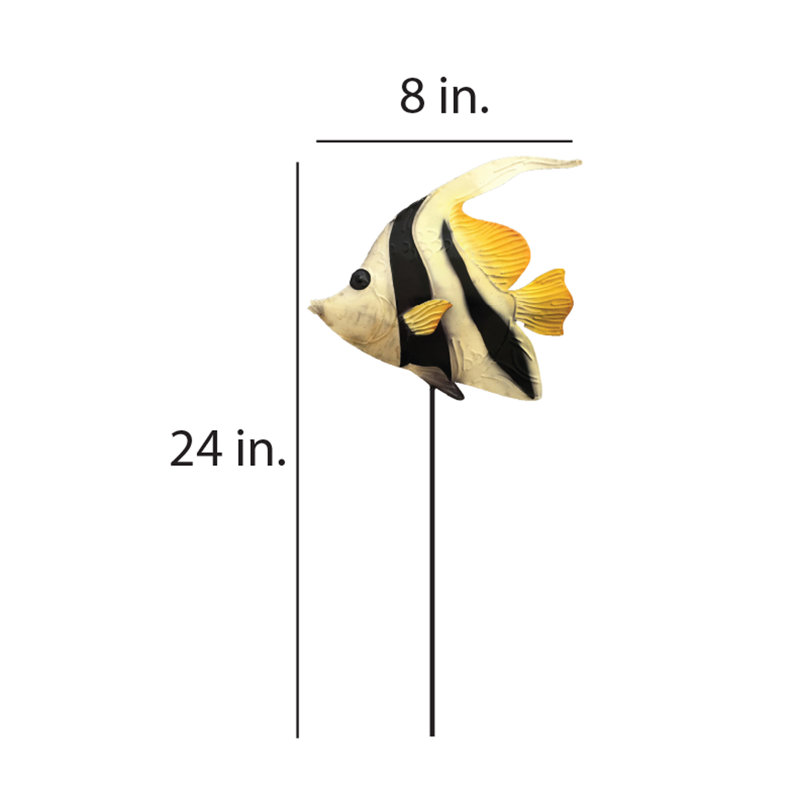 Piquet de jardin avec poisson-ange Lubbock