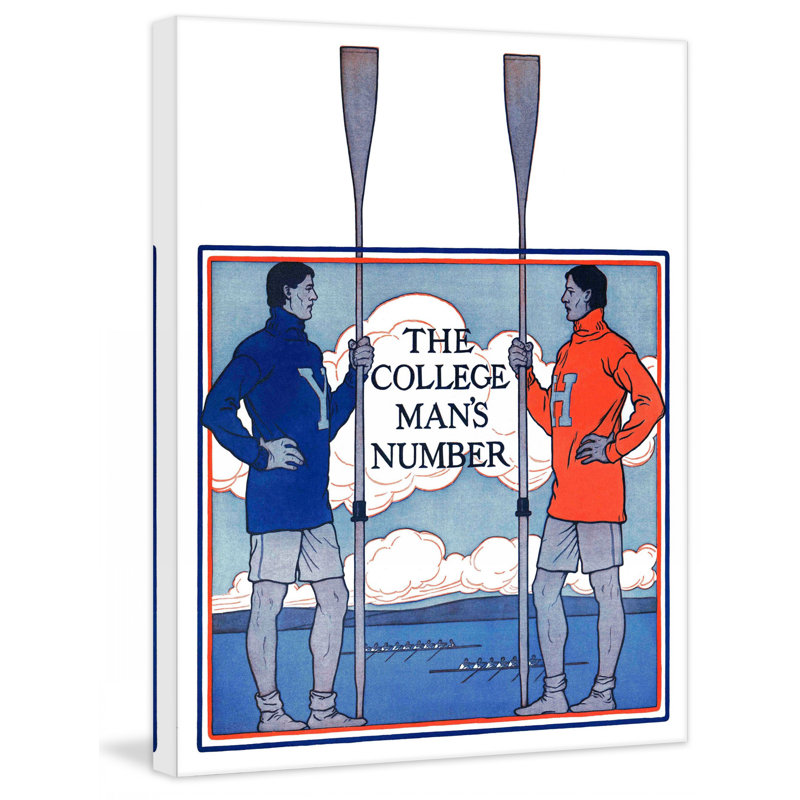 College Mans Number, 1902 by Guernsey Moore Print on Wrapped Canvas, 48" H x 40" W x 1.5" D