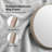Modern Round Bathroom Vanity Wall Mirror with Thin Metal Frame for Entryway Bedroom and Living Room