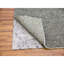 Tapis en laine nouée à la main 8 pi x 10 pi 1 po gris moderne