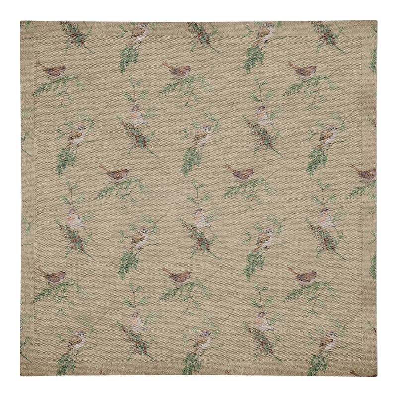 Serviette de table en coton 10 po Dinkens, Brun