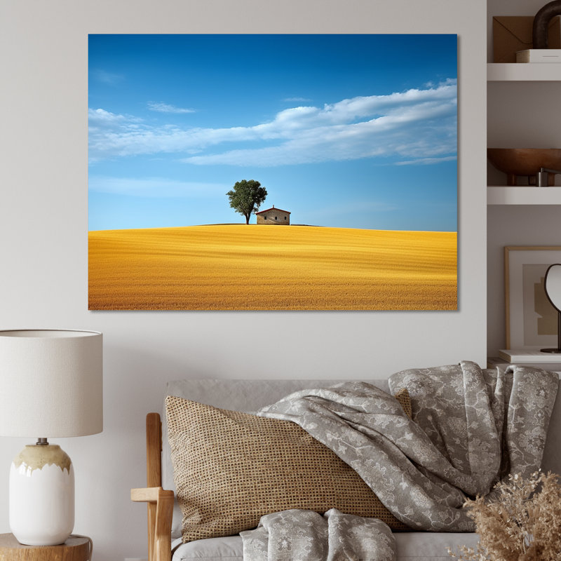 Minimalisme, campagne II, impression sur toile, H 30 po x l 40 po x P 1,5 po, Toile tendue