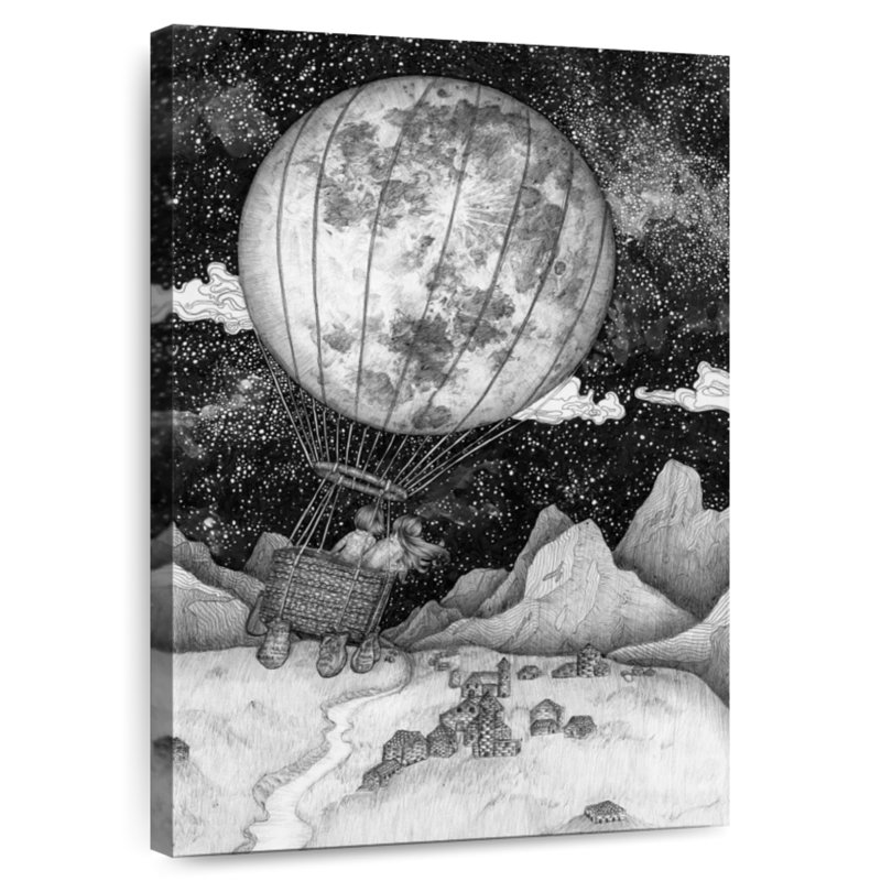 Mehar Moon Balloon, 12" H x 8" W