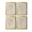 Floral Contour Study I - Ensemble de 4 reproductions d'art sur toile-708852784-708852783