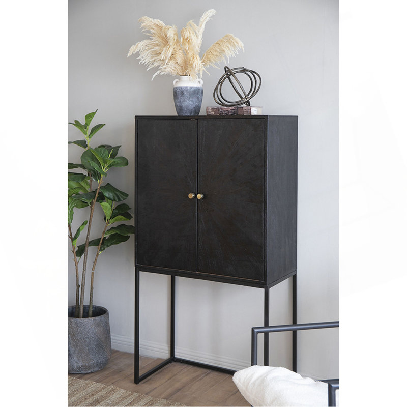 31.5X16.5X60" Cabinet, Black