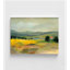 Tournesol champ par Silvia Vassileva, Abstrast tournesol champ paysage affiche, affiche de décoration de salle d'attente de la salle d'attente
