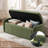 51.4" Enlarged Plush Teddy Chenille Upholstered Storage Ottoman Bench, No Assembly Required-1921034321