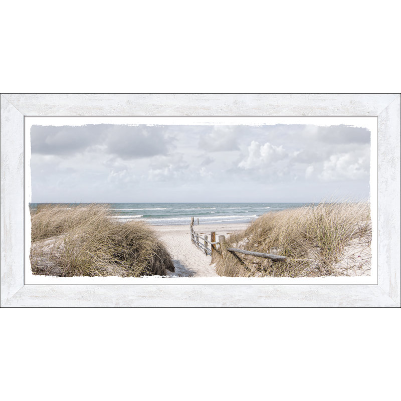 Way To Beach - Single Picture Frame Print, 69cm H x 129cm W