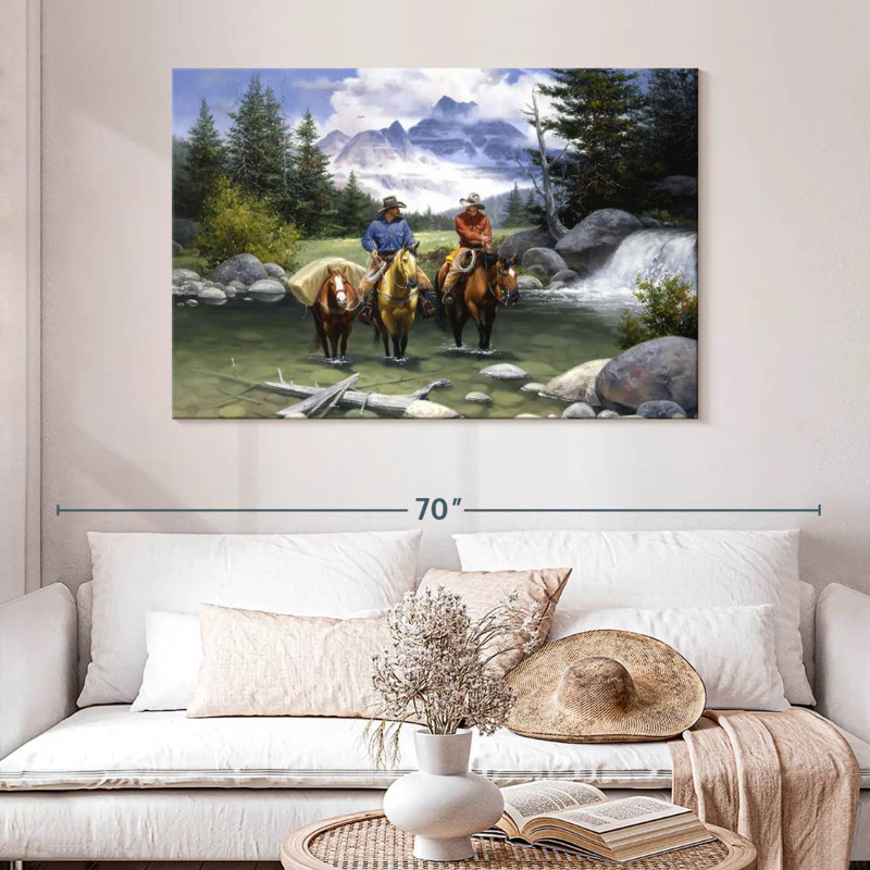 Lelar Clear Water Crossing, 32" H x 48" W
