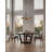 3-Light Black And Golden Bronze Accents Chandelier